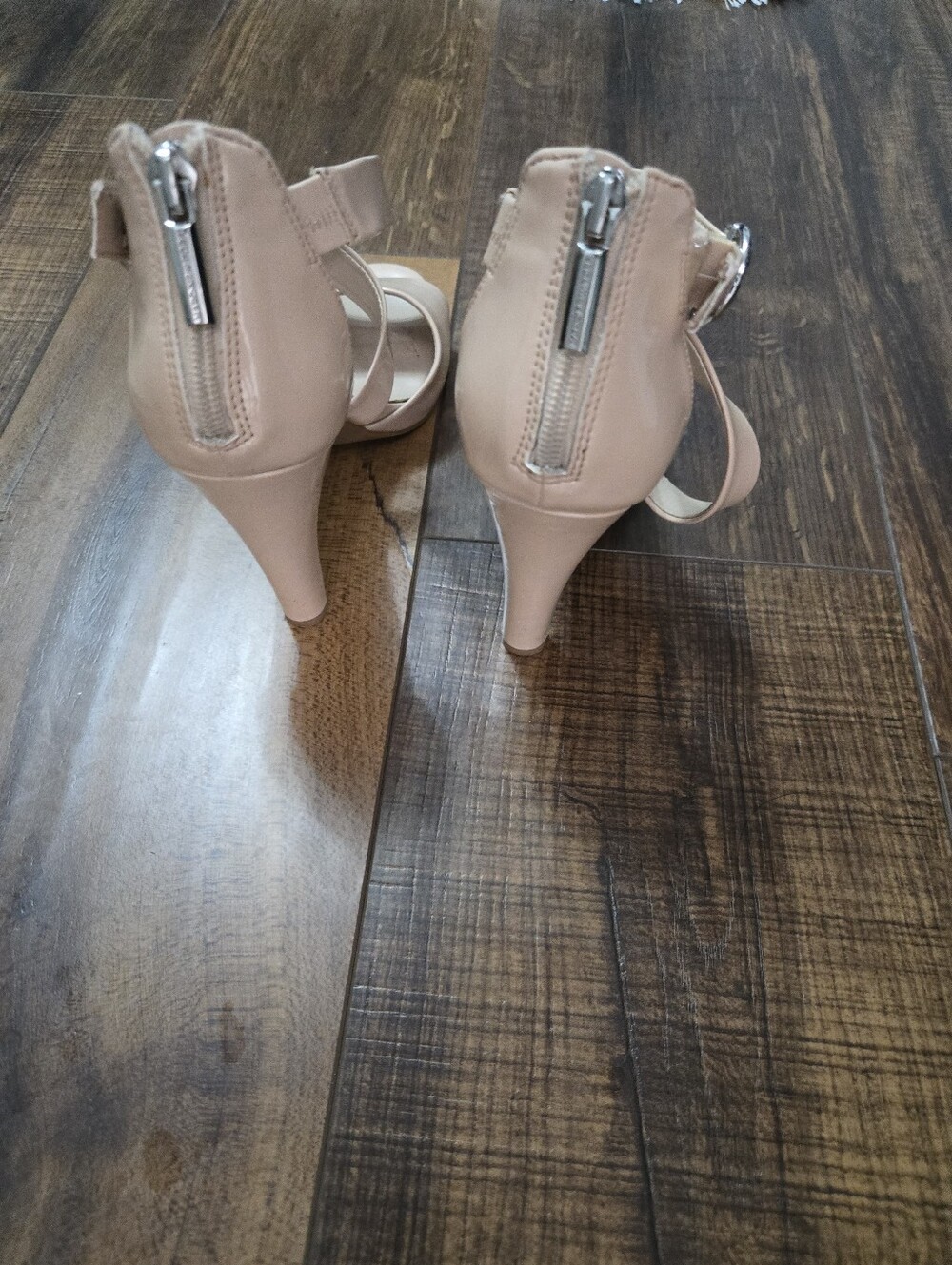 Women’s Marc New York Nude Pink Strappy High Heel Sandals